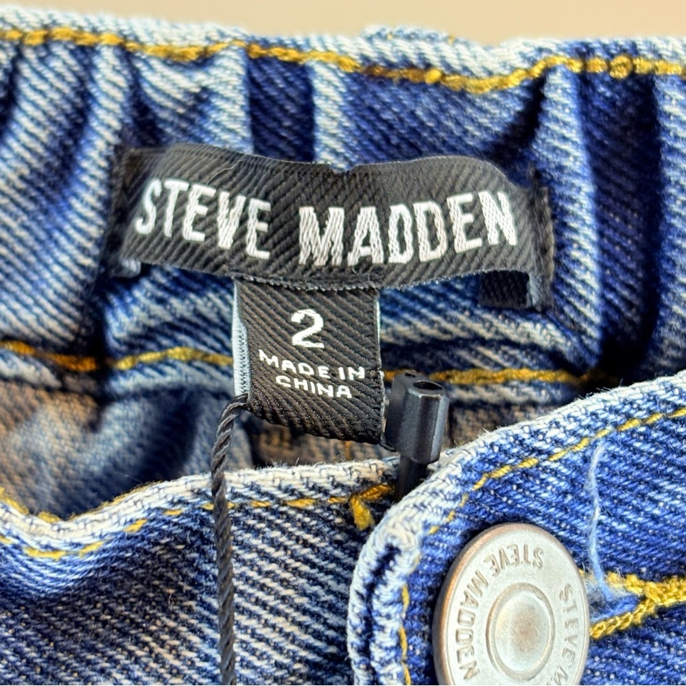 Steve Madden Benson Denim Cargo Maxi Skirt Size 2 NWT - Picture 4 of 10
